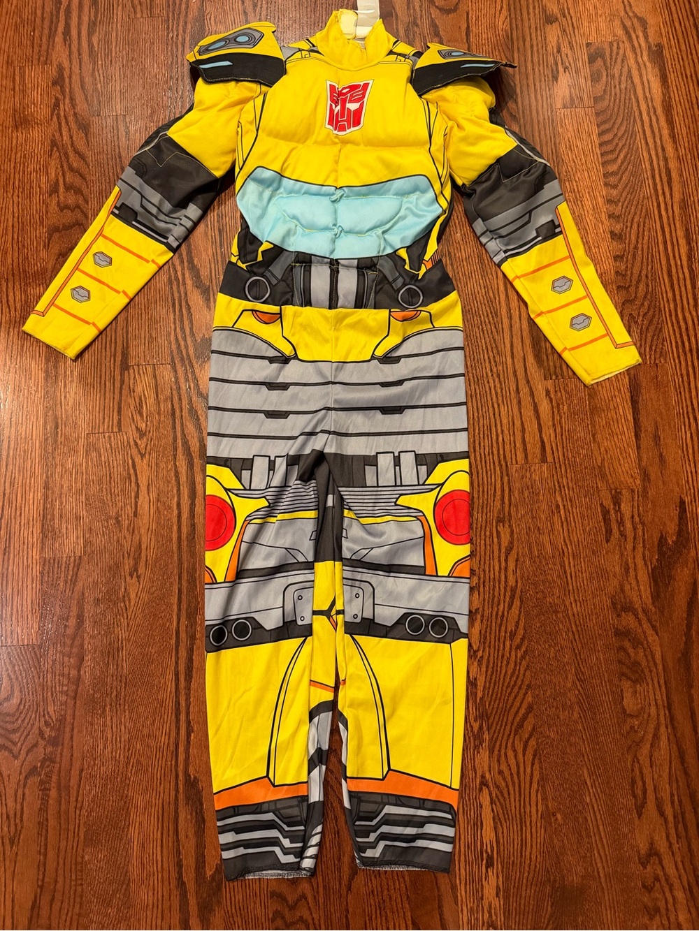 Transformers BumbleBee Child’s Costume with Muscles Size M (7-8)